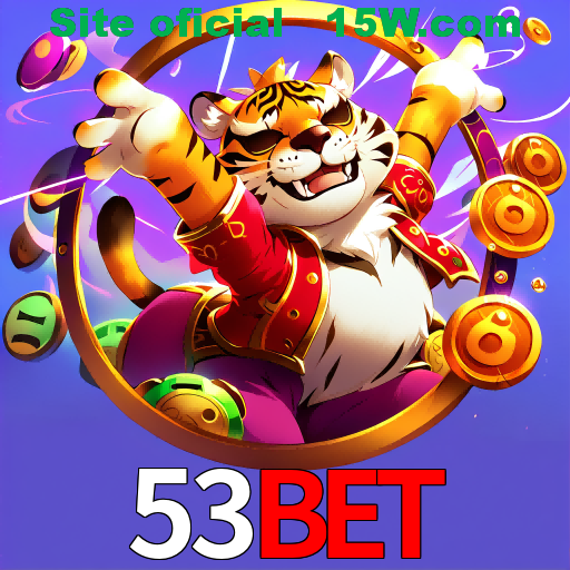 Imagem promocional da 53bet mostrando a plataforma e suas vantagens